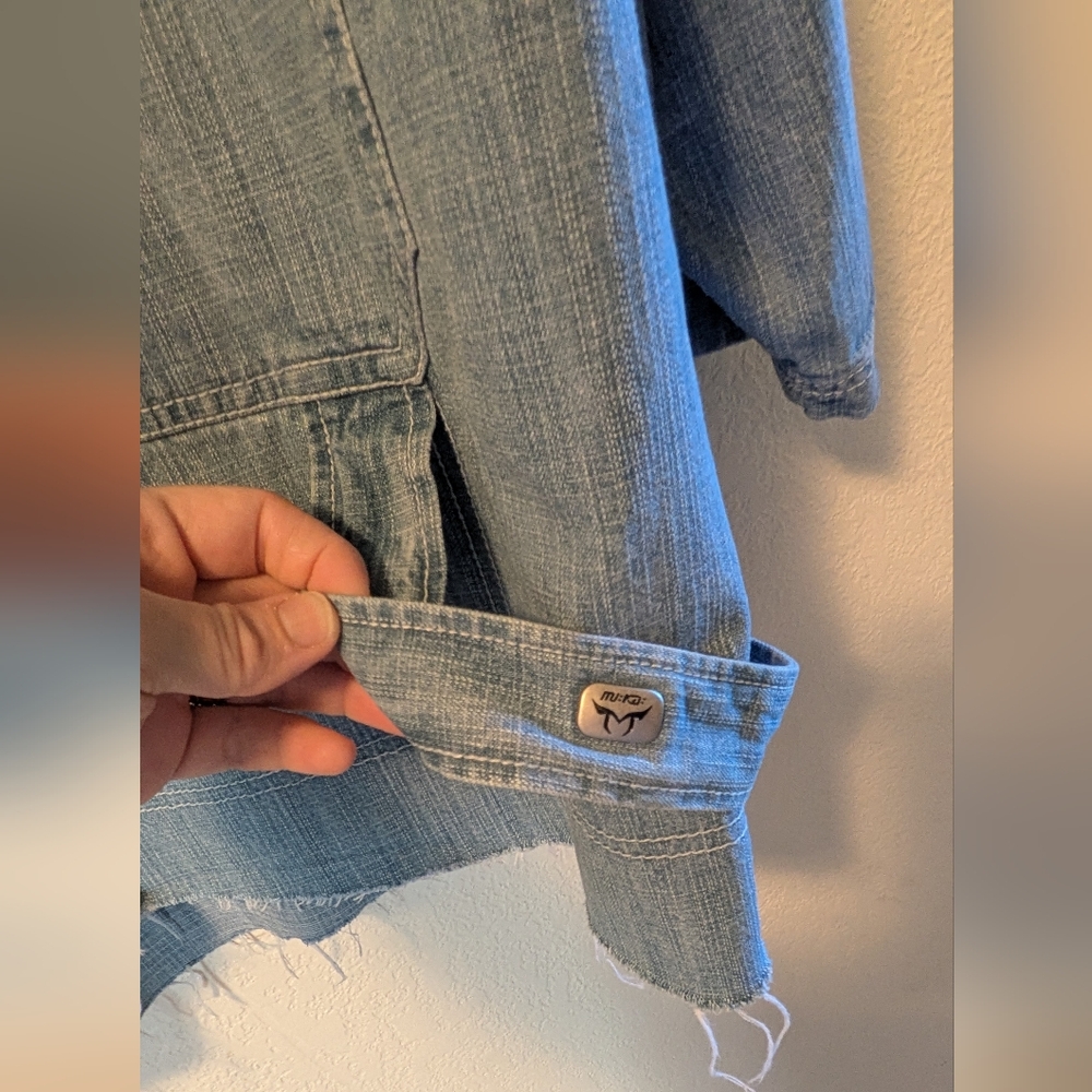 MUKA Jeans Denim Button-Up Jacket - Picture 3 of 9